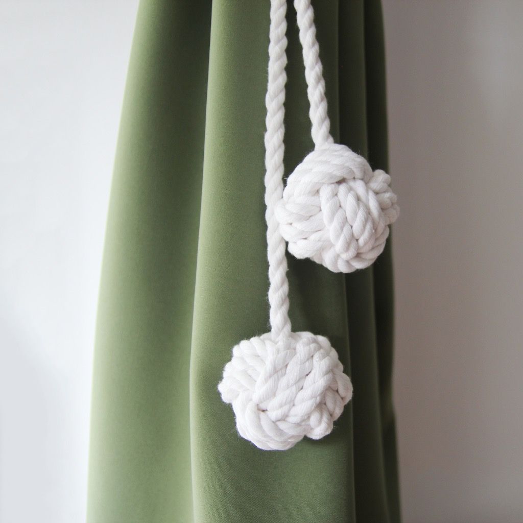 Modern and elegant handmade Curtain ties for home