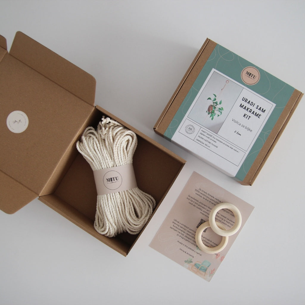 Mitu Makrame DIY Kit (Plant Hangers) for beginners