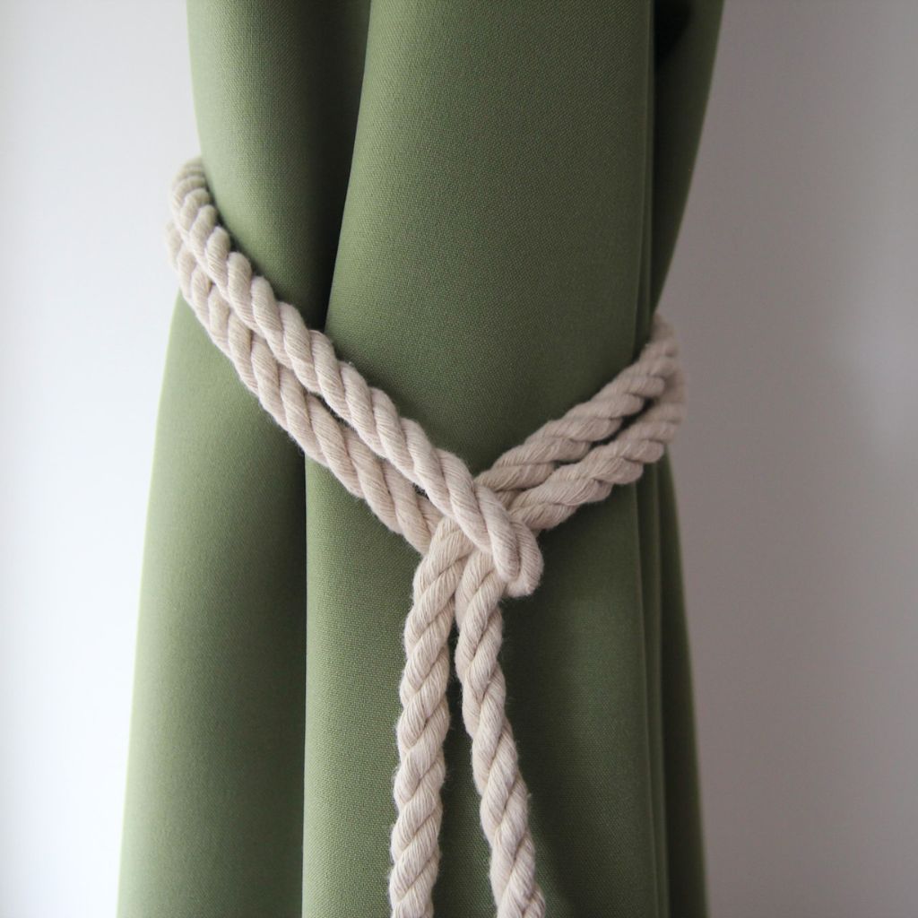 Natural and gentle cotton rope for your curtains